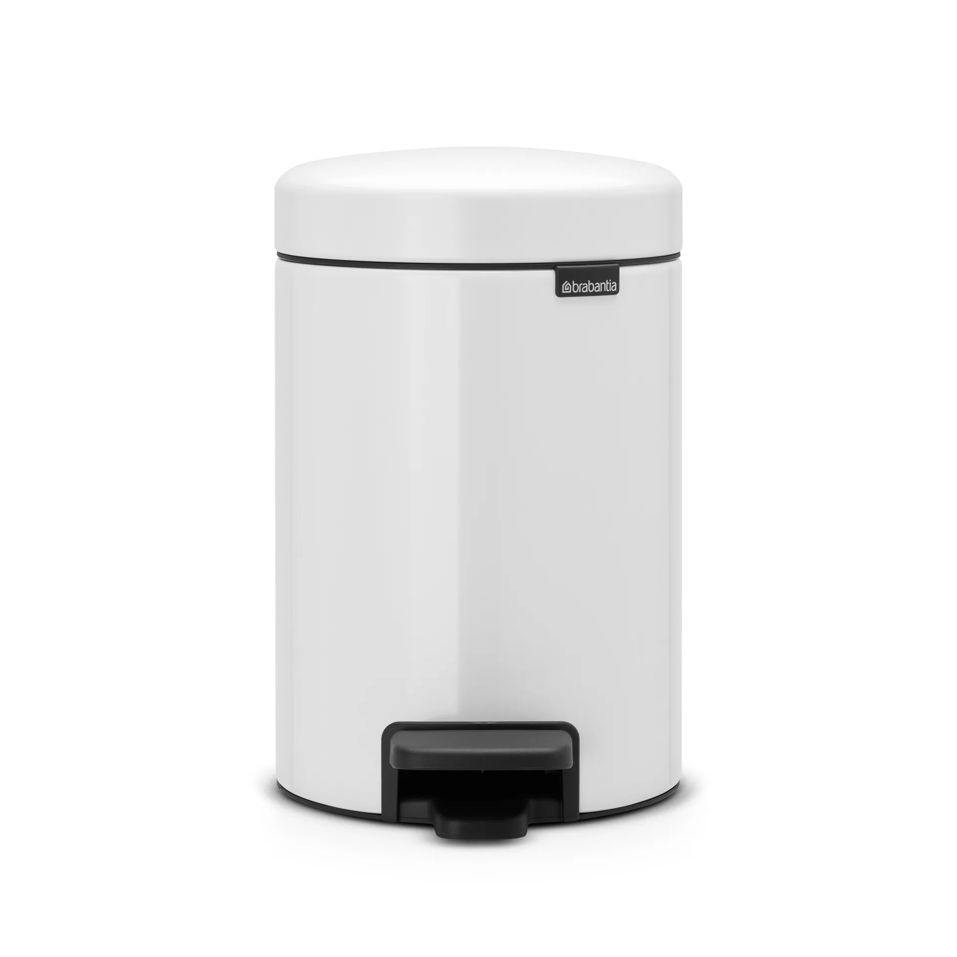 New Icon 新经典脚踏垃圾桶3升, 白色 Brabantia