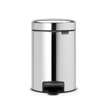 New Icon 新经典脚踏垃圾桶3升 - 亮面钢 - Brabantia