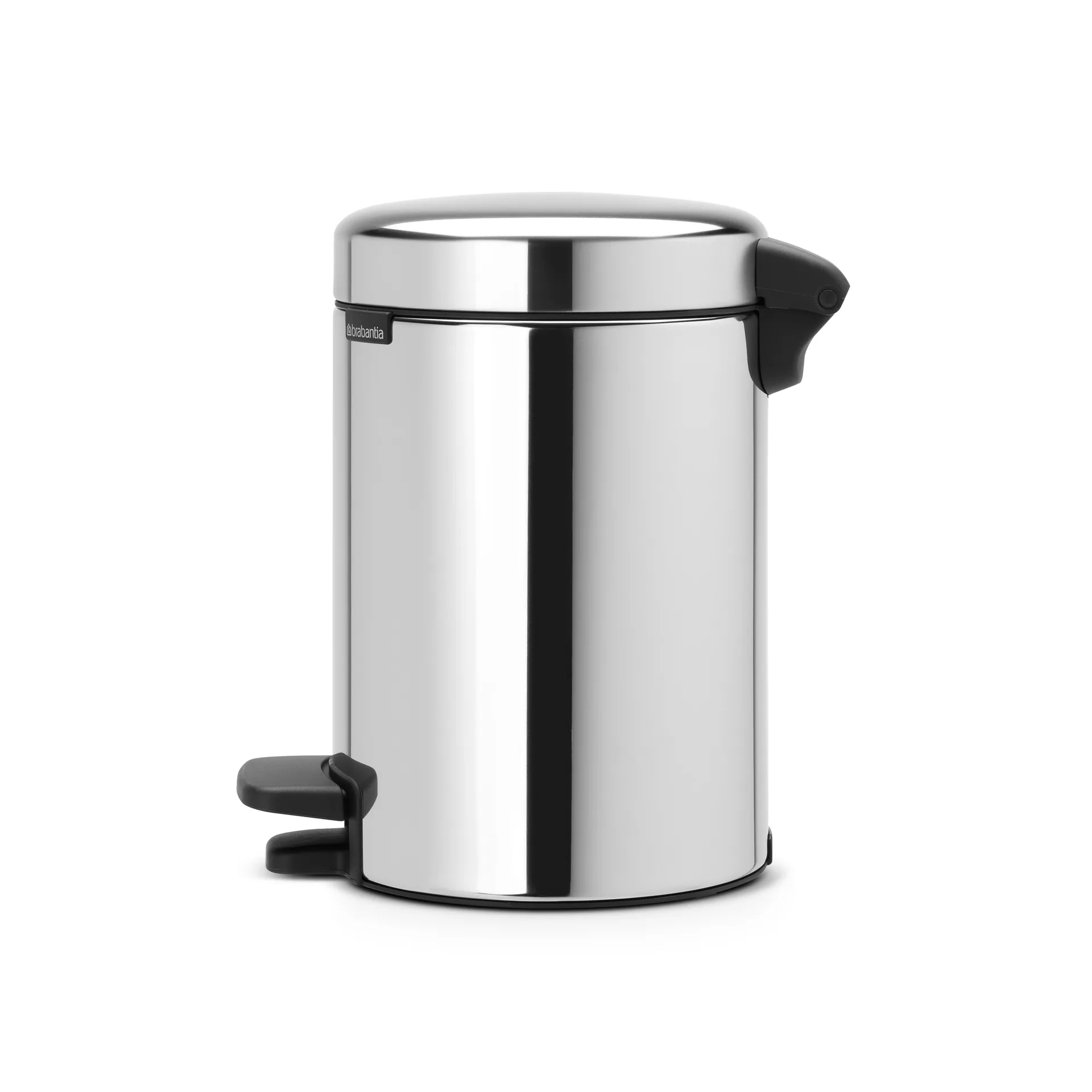 New Icon 新经典脚踏垃圾桶3升, 亮面钢 Brabantia