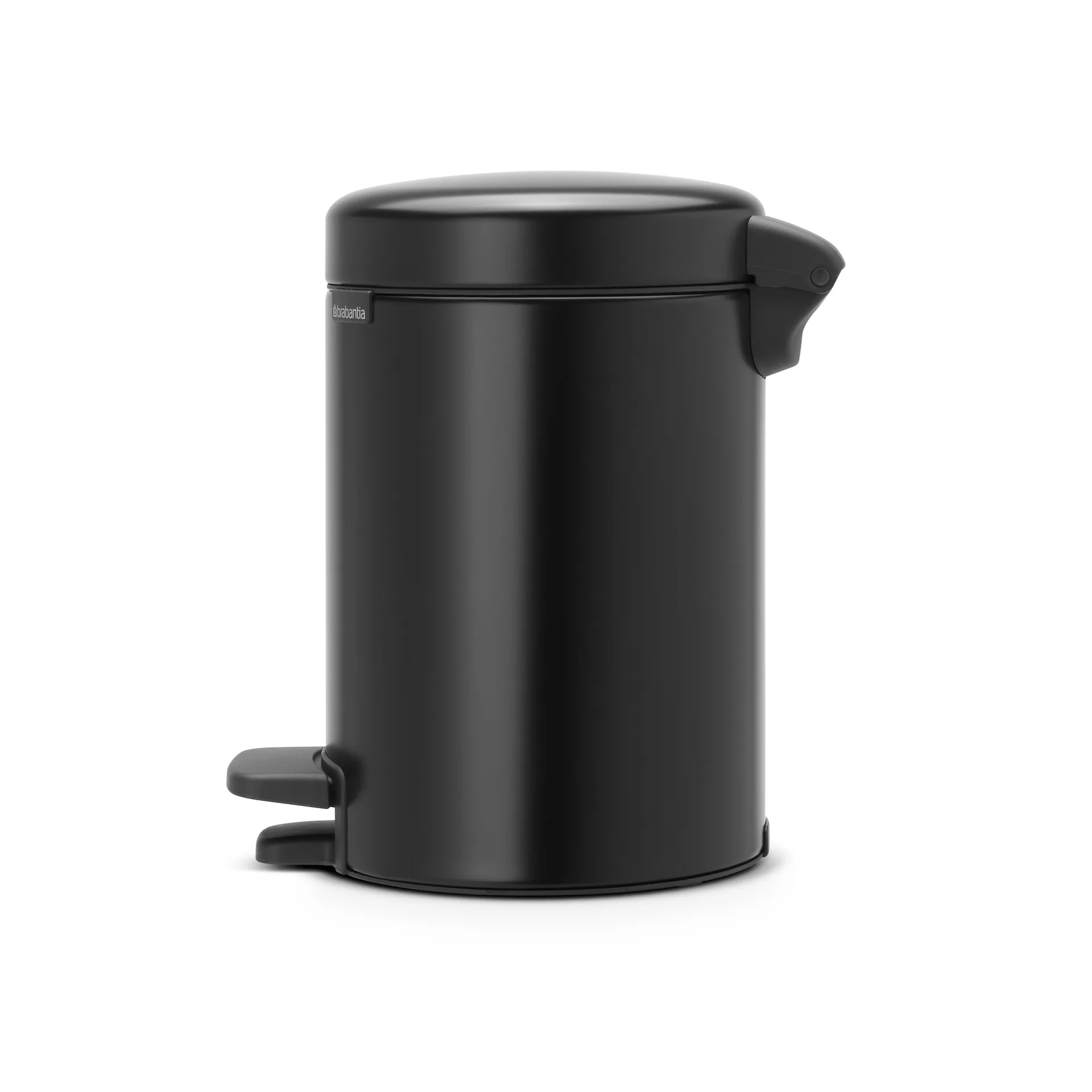 New Icon 新经典脚踏垃圾桶3升, 哑光黑 Brabantia