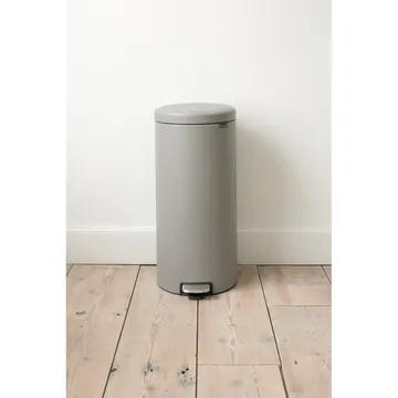 New Icon 新经典脚踏垃圾桶30升 - 矿物混凝土灰色 - Brabantia