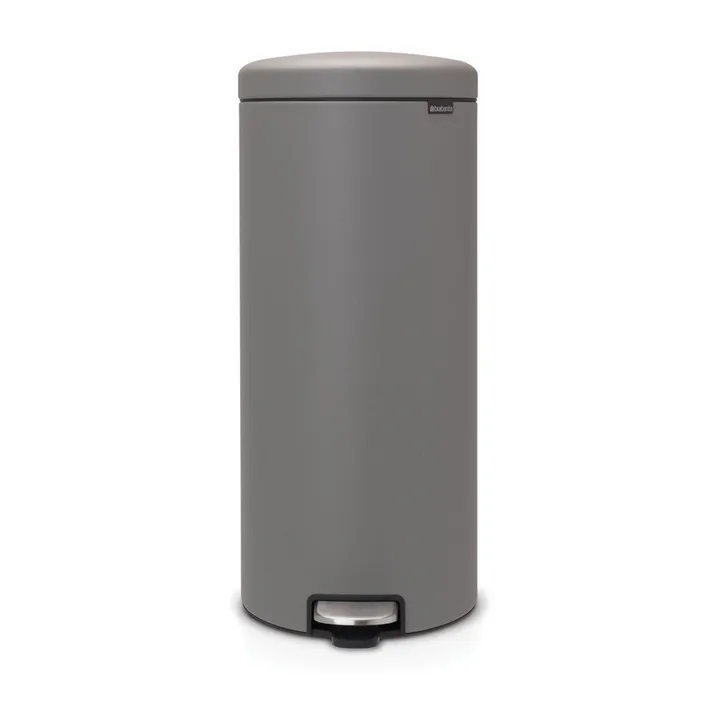 New Icon 新经典脚踏垃圾桶30升 - 矿物混凝土灰色 - Brabantia