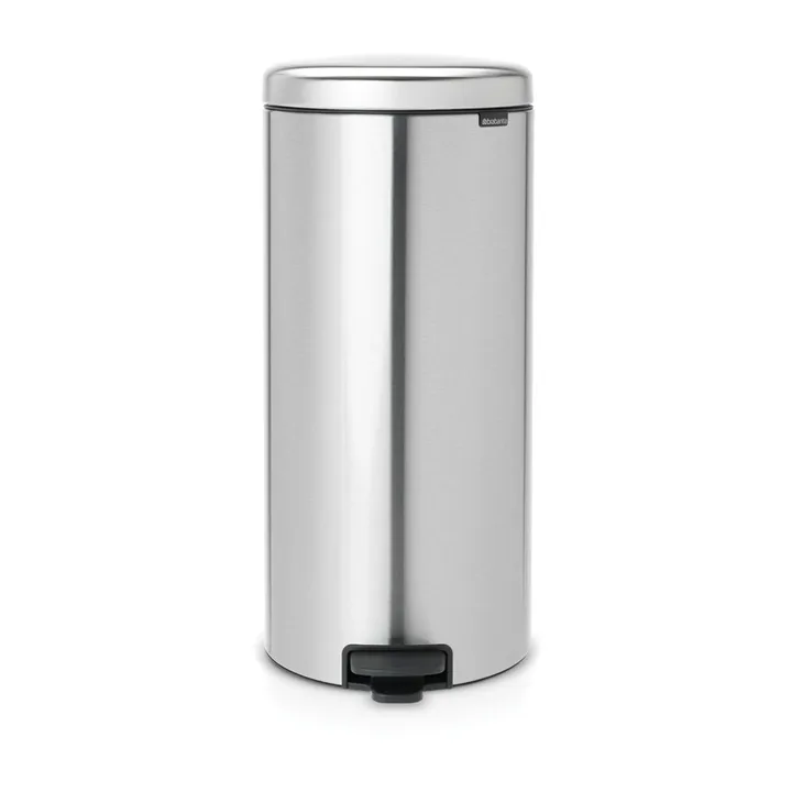 New Icon 新经典脚踏垃圾桶30升 - 哑光防指纹钢色 - Brabantia
