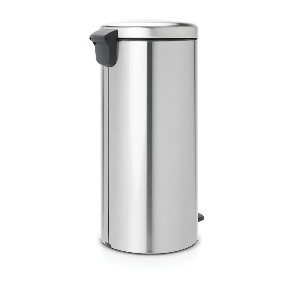 New Icon 新经典脚踏垃圾桶30升, 哑光防指纹钢色 Brabantia