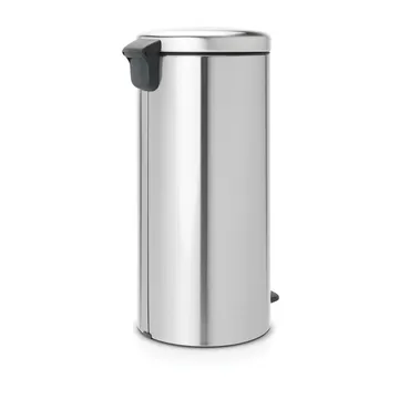 New Icon 新经典脚踏垃圾桶30升 - 哑光防指纹钢色 - Brabantia