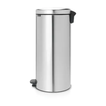 New Icon 新经典脚踏垃圾桶30升 - 哑光防指纹钢色 - Brabantia