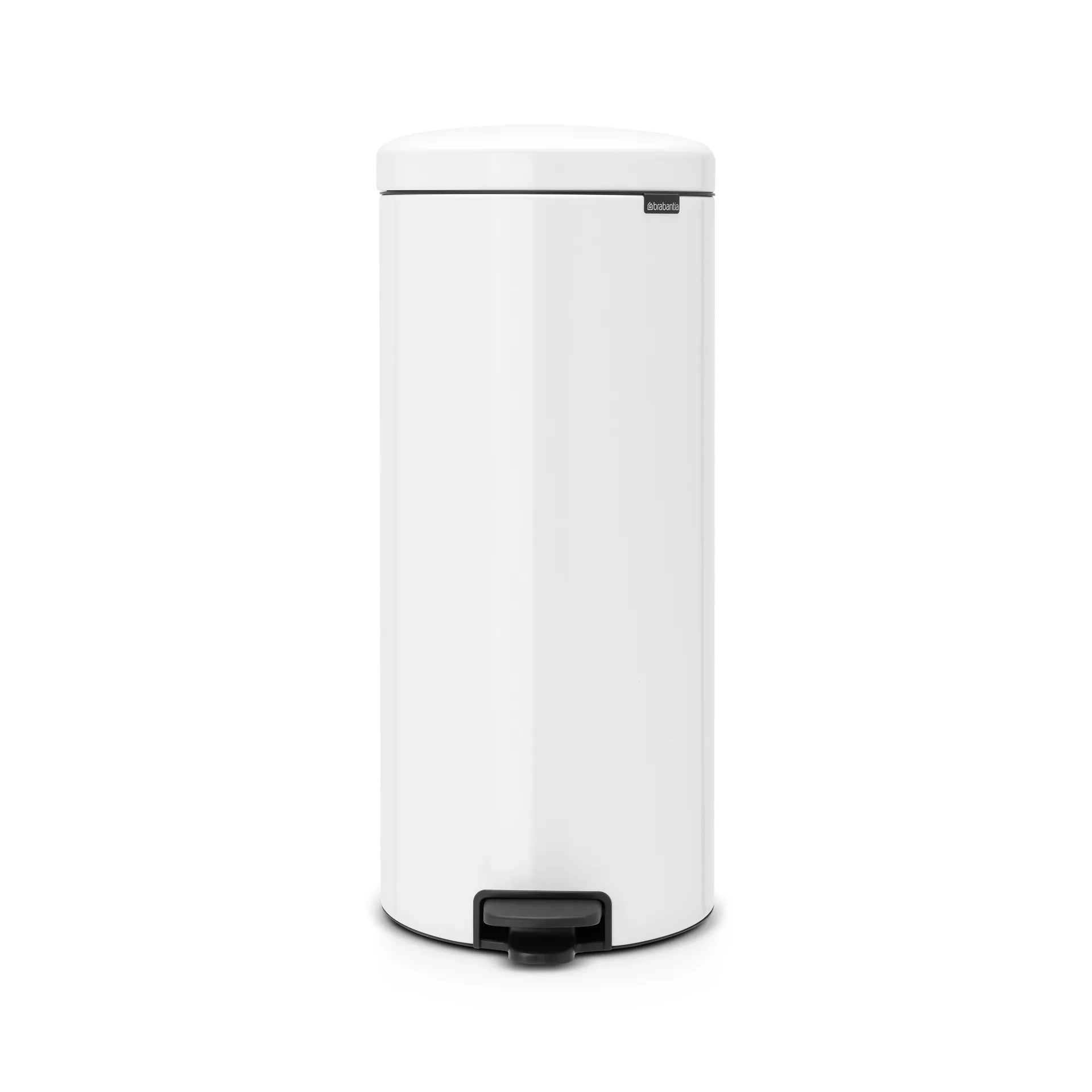 New Icon 新经典脚踏垃圾桶30升, 白色 Brabantia
