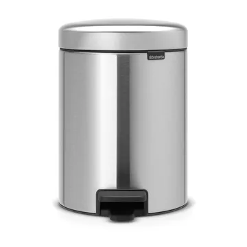 New Icon 新经典脚踏垃圾桶5升 - 哑光防指纹钢 - Brabantia
