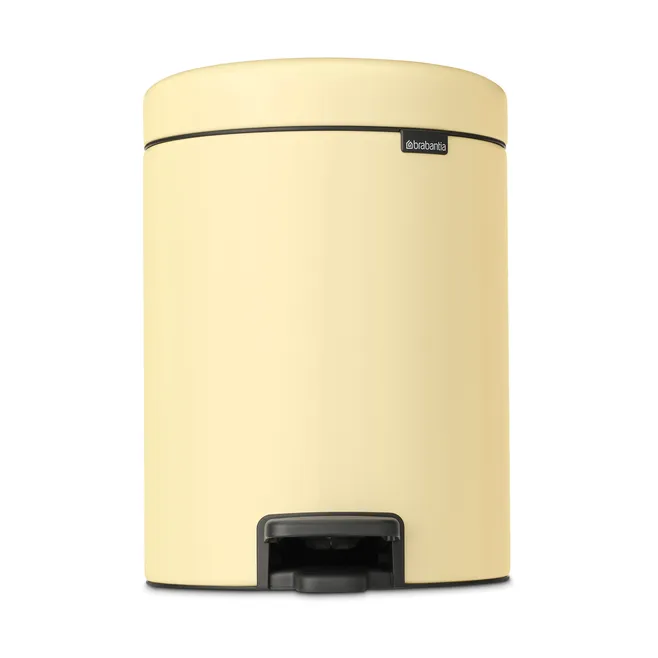 New Icon 新经典脚踏垃圾桶5升 - 柔和黄色 - Brabantia