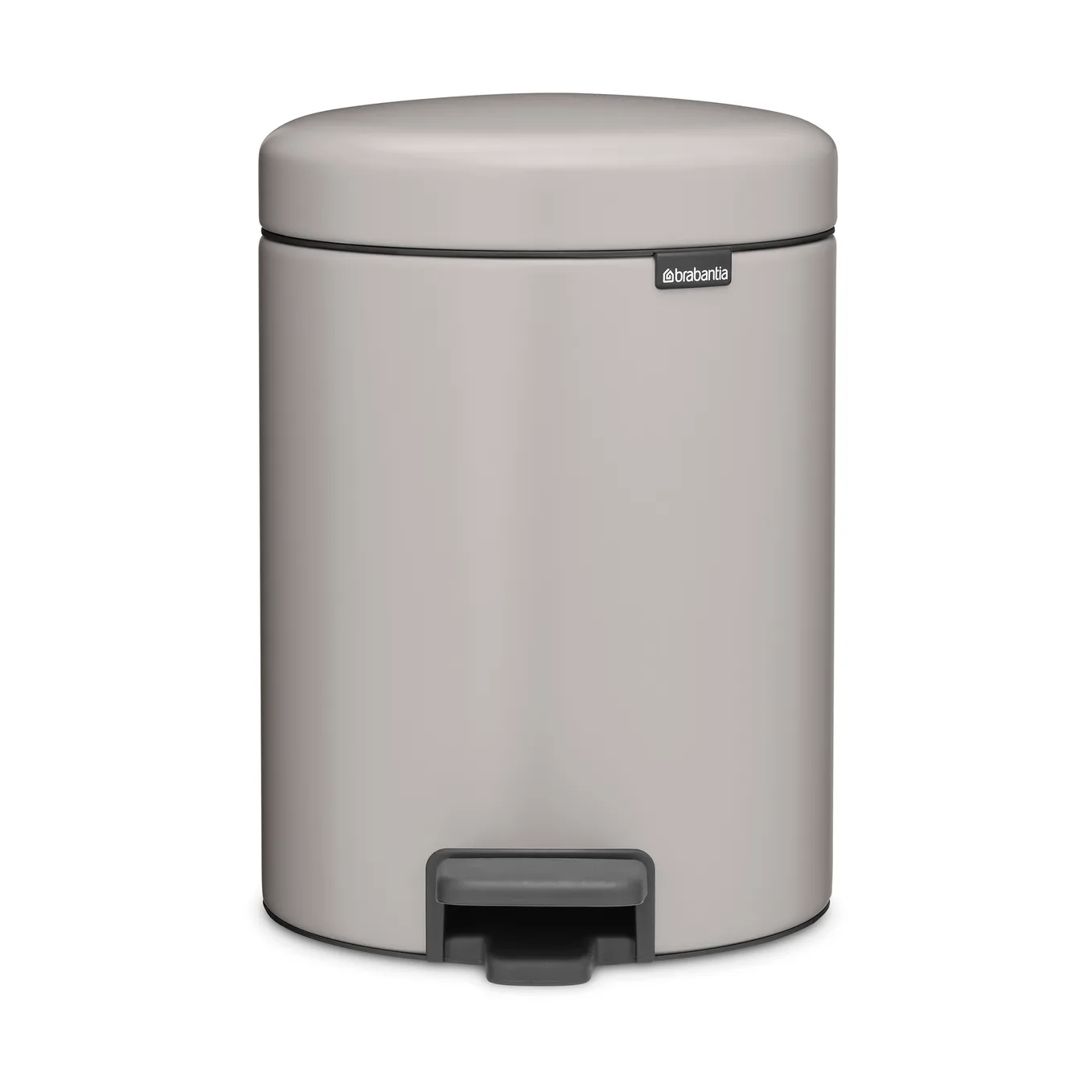 New Icon 新经典脚踏垃圾桶5升, 柔和灰色 Brabantia