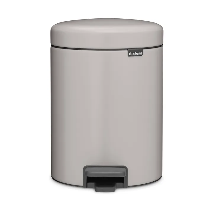 New Icon 新经典脚踏垃圾桶5升 - 柔和灰色 - Brabantia