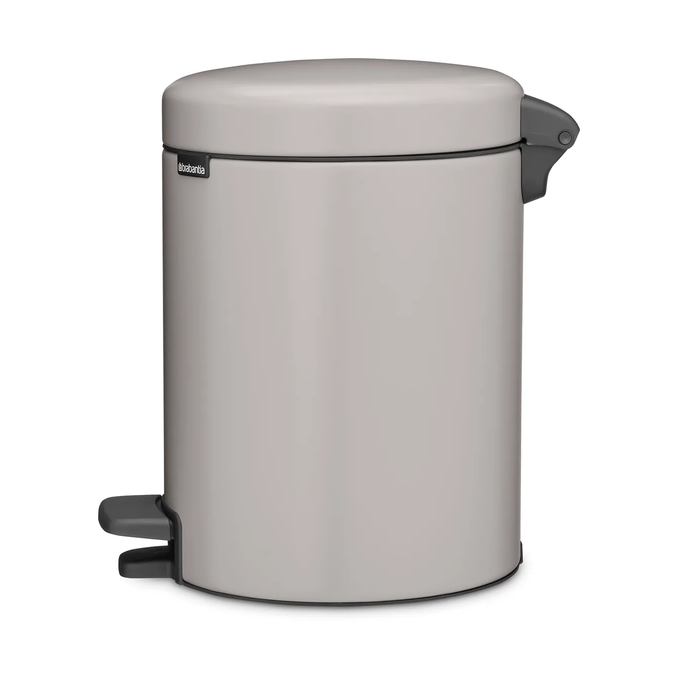 New Icon 新经典脚踏垃圾桶5升, 柔和灰色 Brabantia