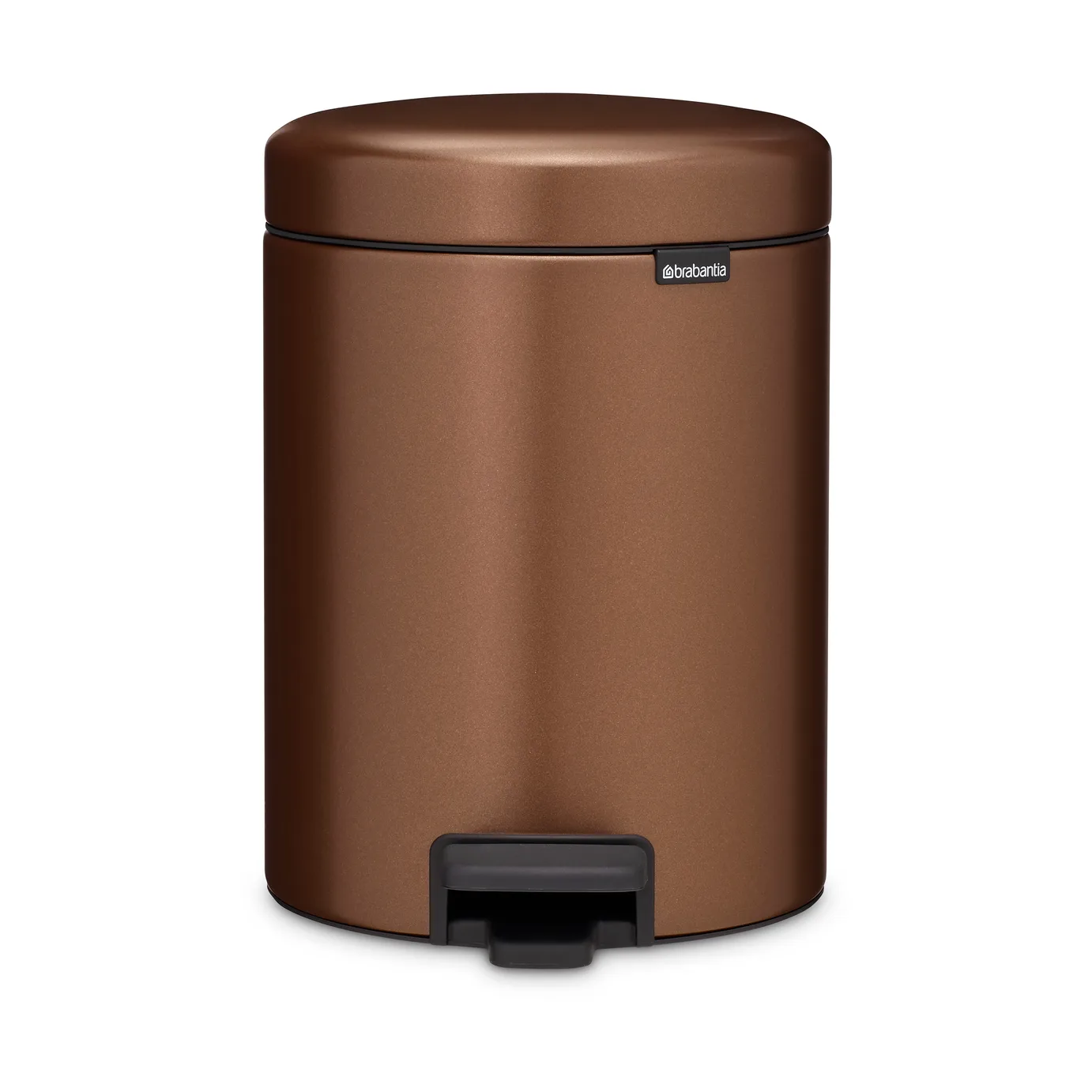 New Icon 新经典脚踏垃圾桶5升, 暖古铜色 Brabantia