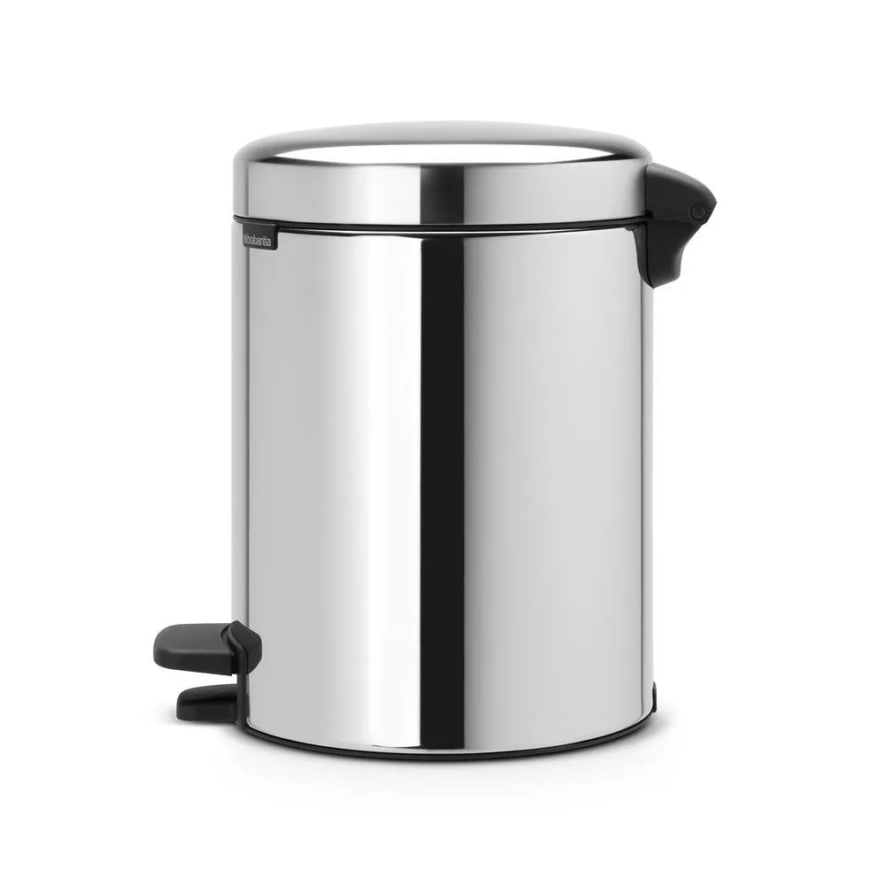 New Icon 新经典脚踏垃圾桶5升, 亮面钢 Brabantia