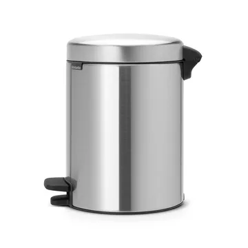 New Icon 新经典脚踏垃圾桶5升 - 哑光钢 - Brabantia