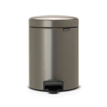 New Icon 新经典脚踏垃圾桶5升 - 铂金色 - Brabantia
