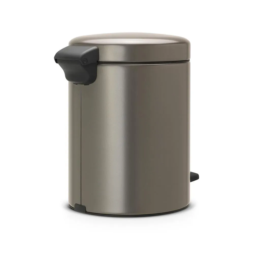 New Icon 新经典脚踏垃圾桶5升, 铂金色 Brabantia