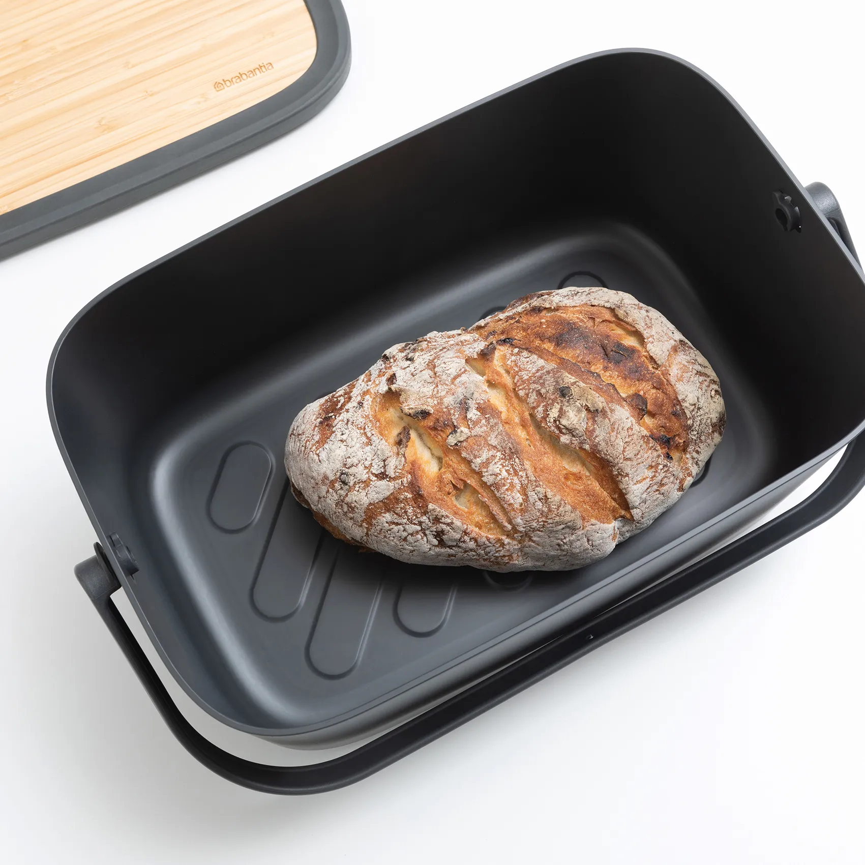 Nic bread box, dark 灰色 Brabantia