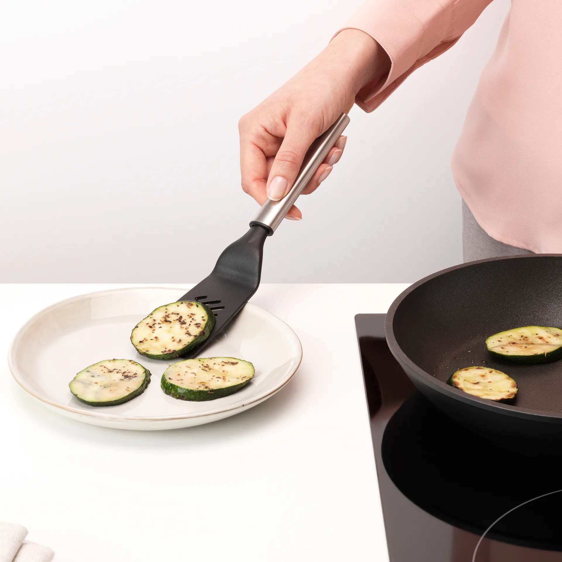 Profile frying spatula small non-stick, 不锈钢 Brabantia