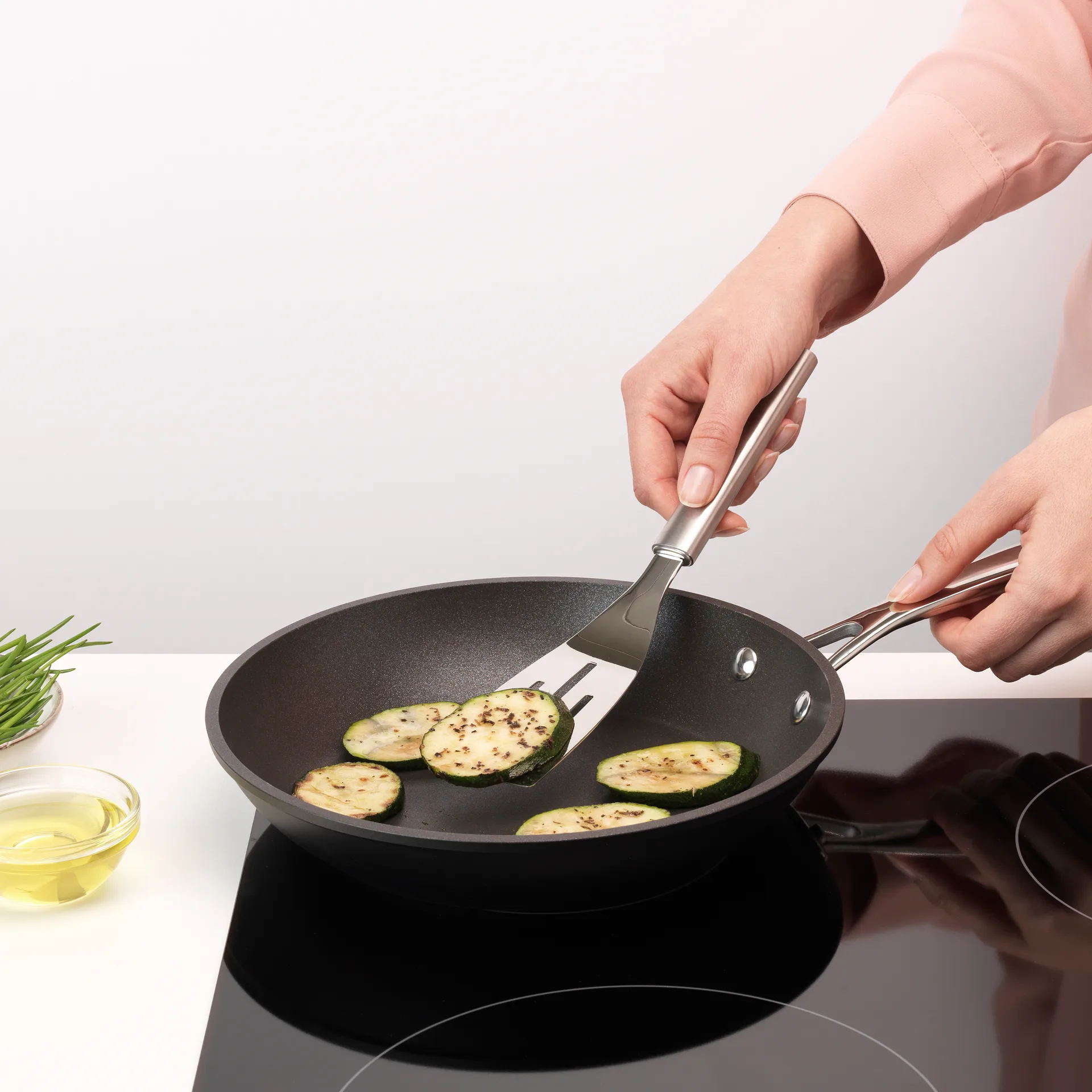 Profile frying spatula small, 不锈钢 Brabantia