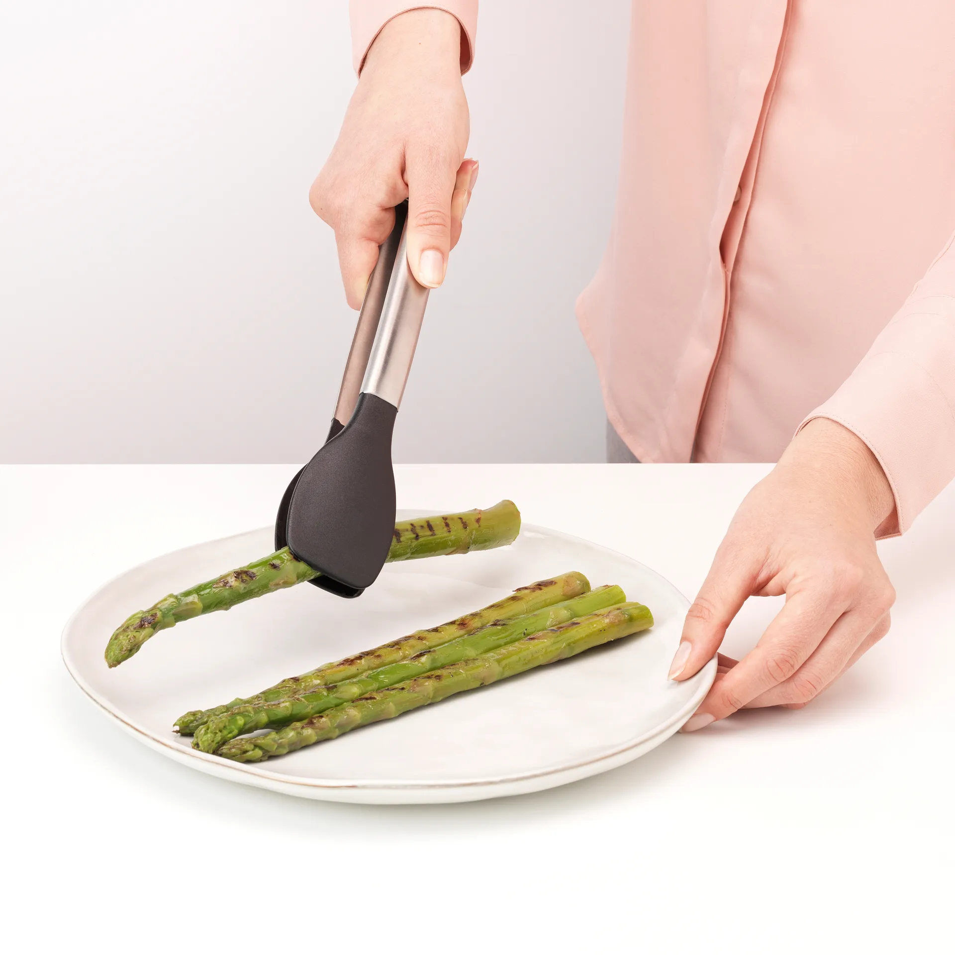 Profile kitchen tongs non-stick, 不锈钢 Brabantia