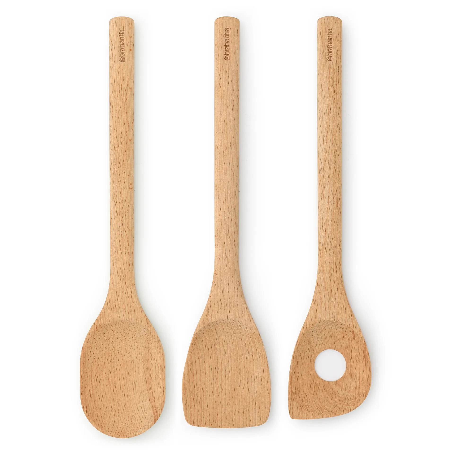 Profile kitchen tools beech wood, 3 pieces Brabantia