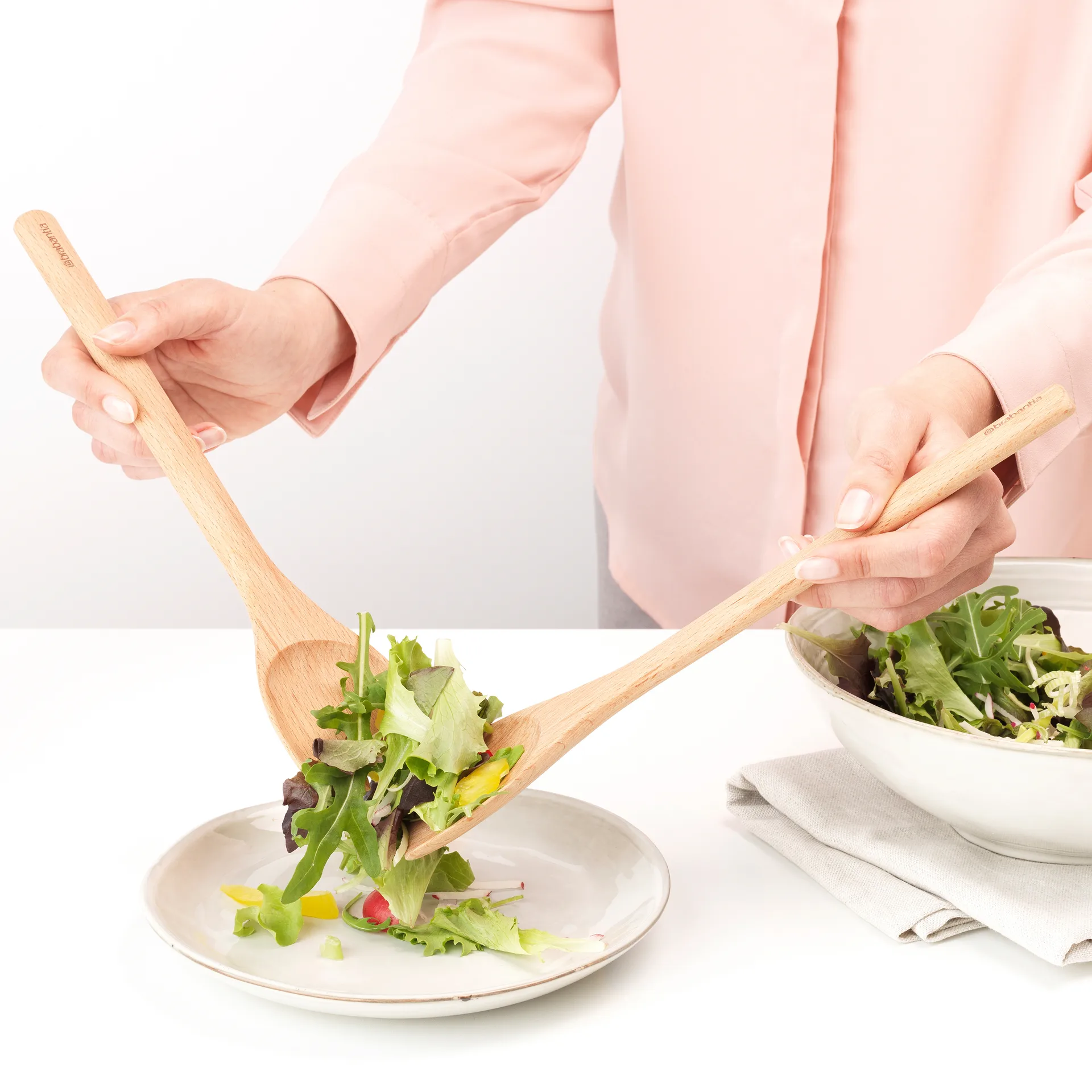 Profile salad 餐具 cutlery, Beech wood Brabantia