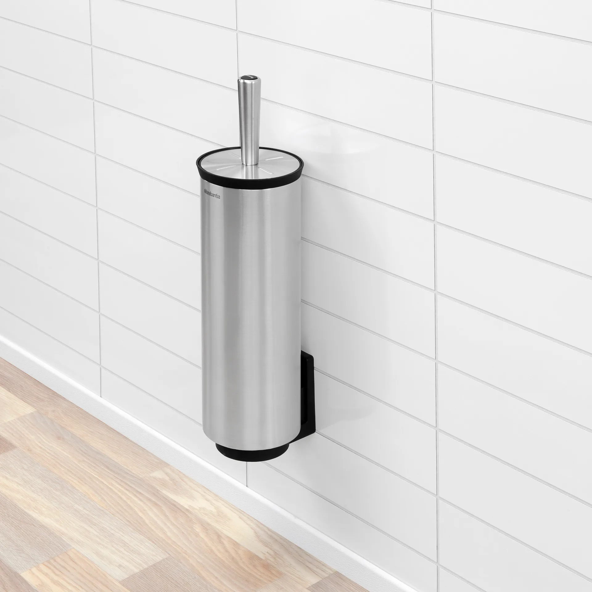 Profile马桶刷 with wall mounting, matte steel Brabantia