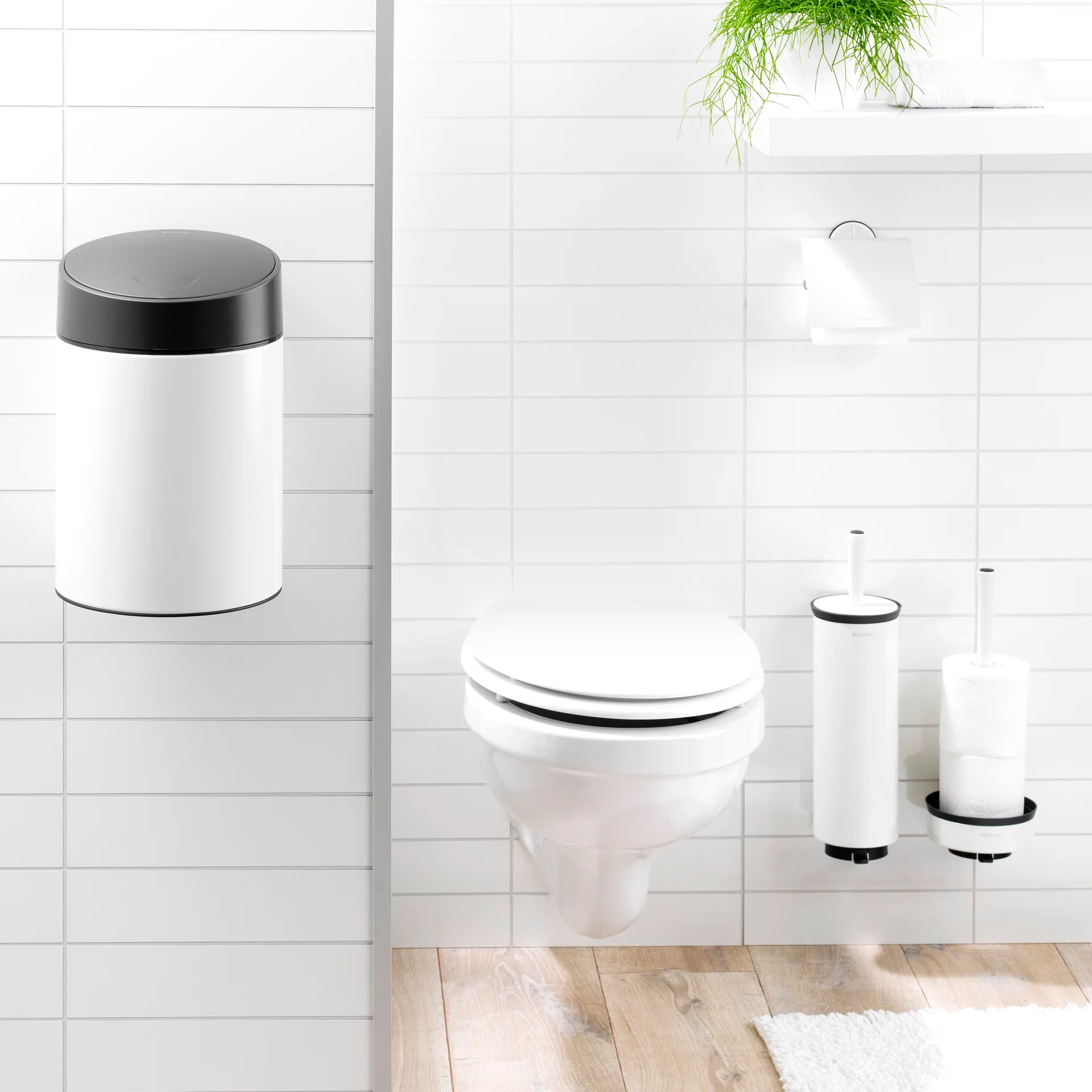Profile马桶刷 with wall mounting, pure 白色 Brabantia