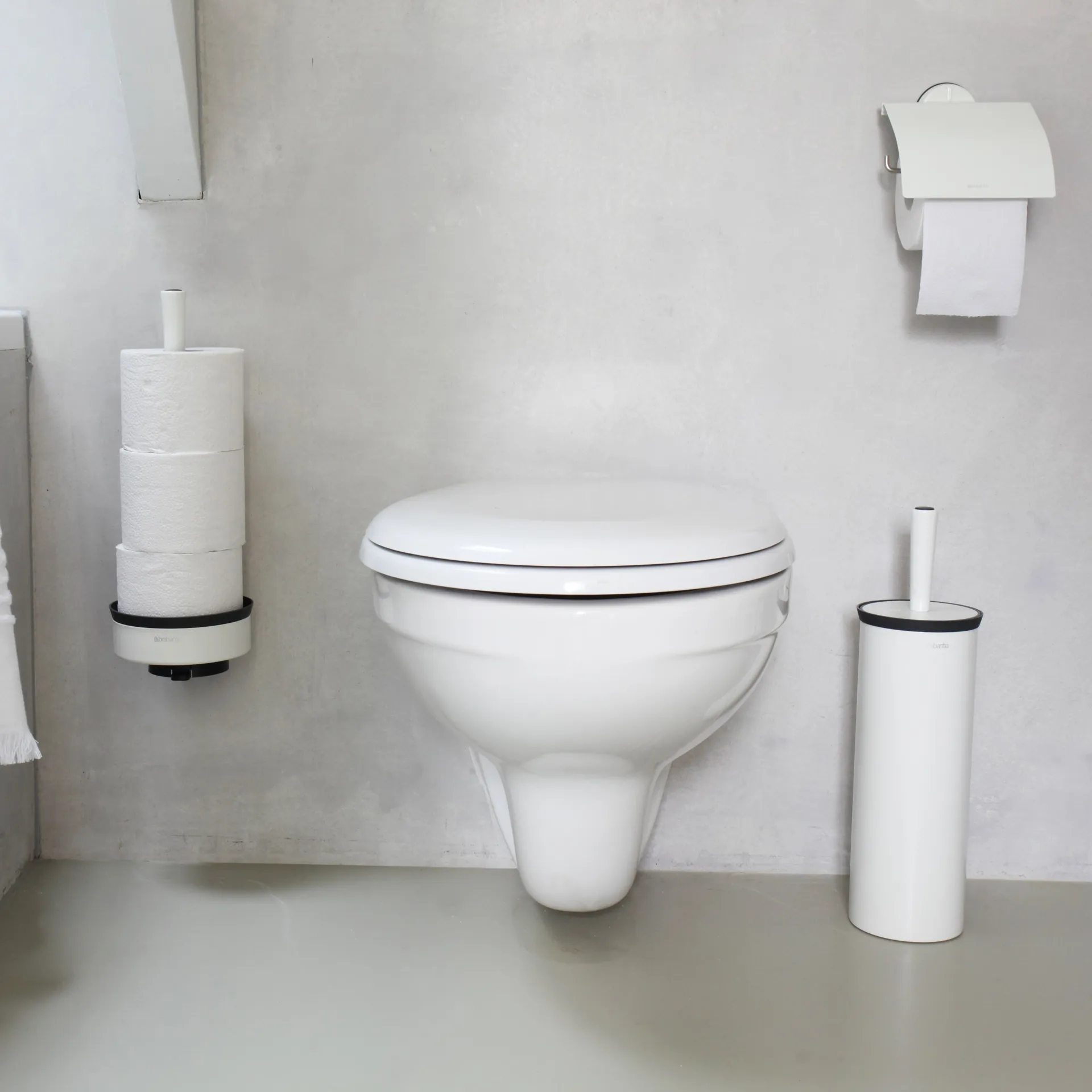 Profile马桶刷 with wall mounting, pure 白色 Brabantia