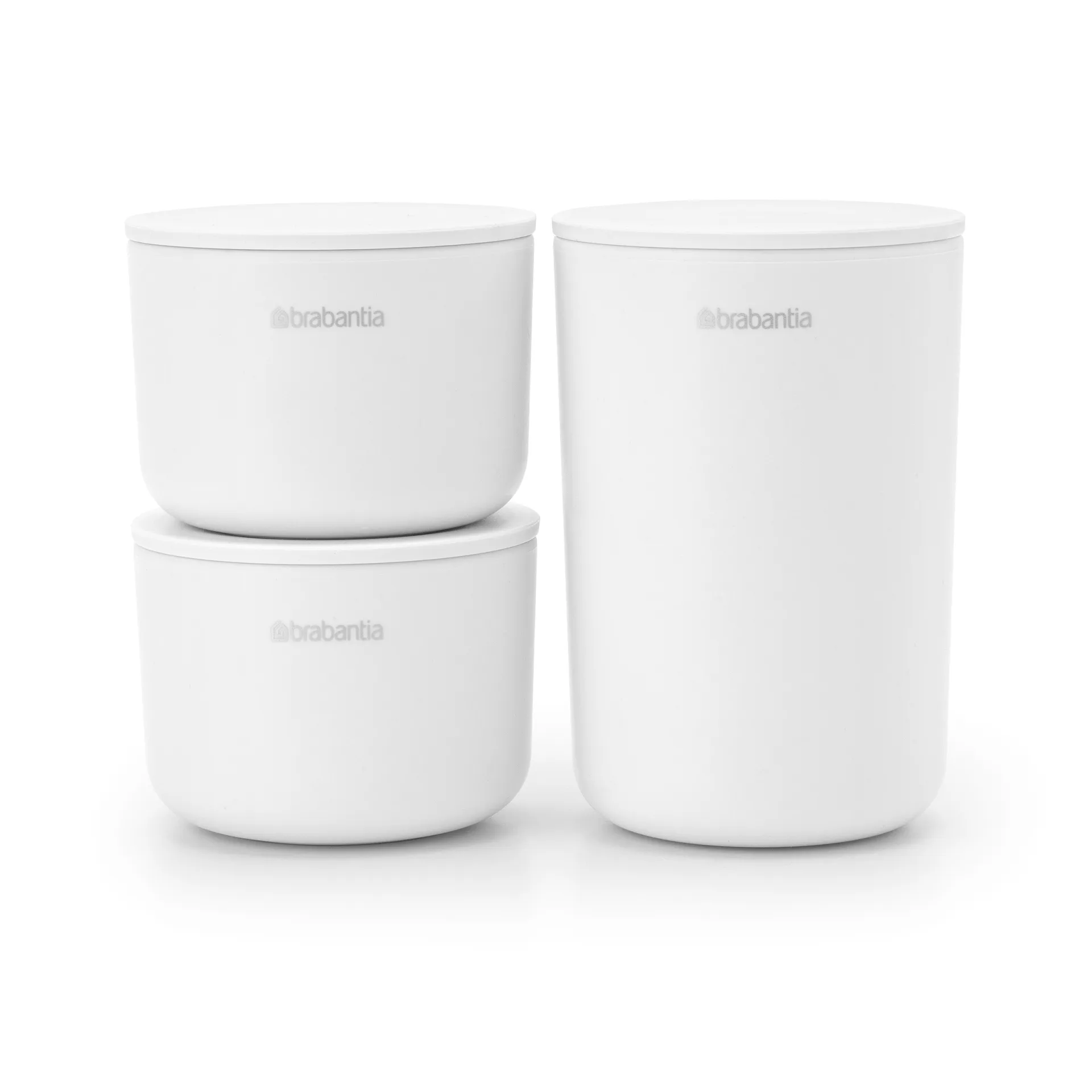 ReNew 收纳罐3件装, 白色 Brabantia