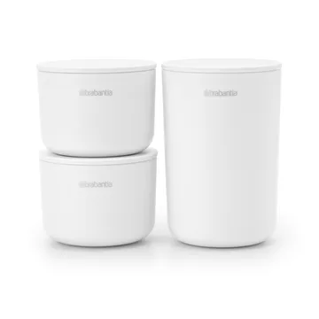 ReNew 收纳罐3件装 - 白色 - Brabantia