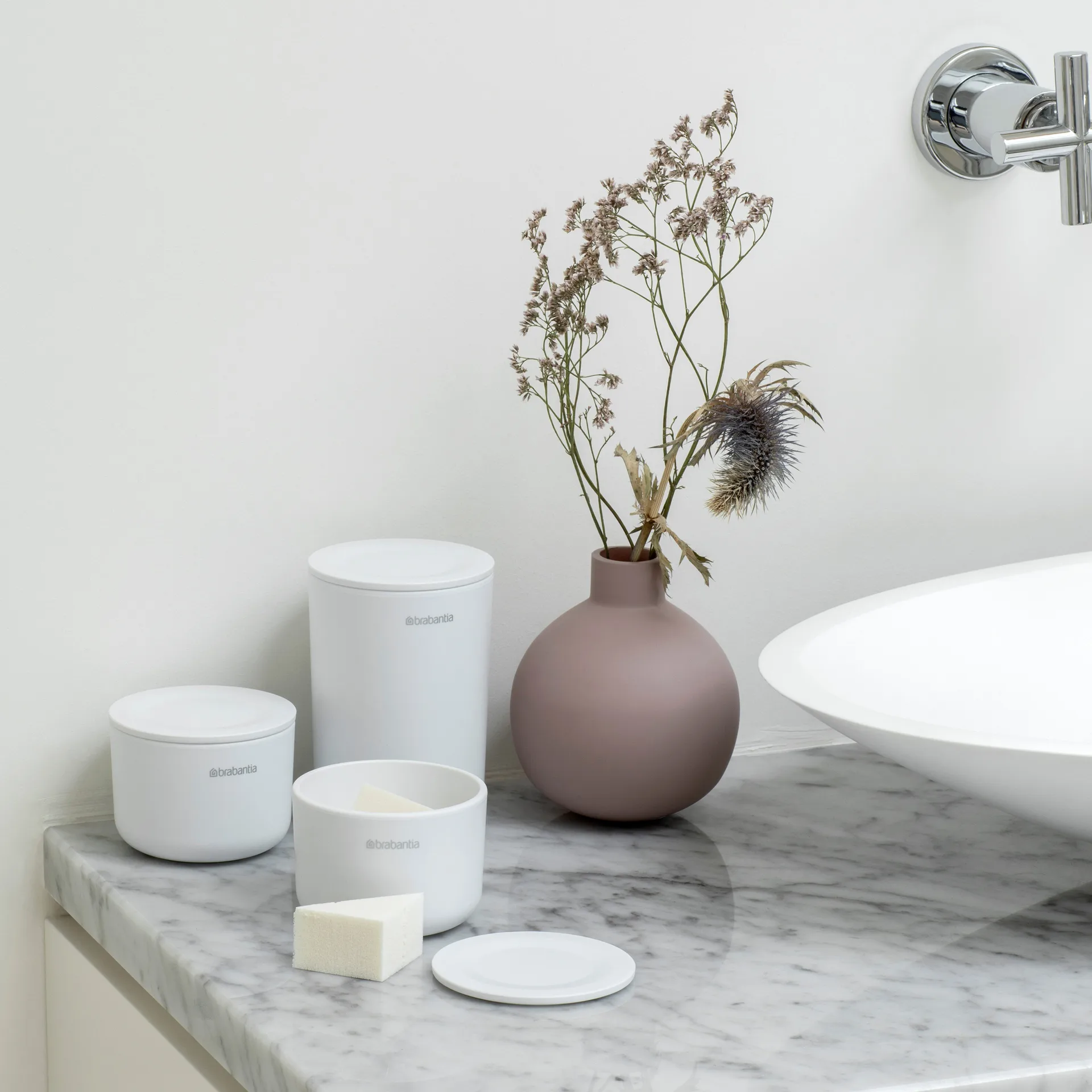 ReNew 收纳罐3件装, 白色 Brabantia