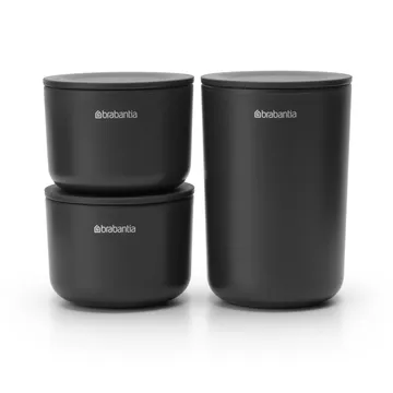 ReNew 收纳罐3件装 - 深灰色 - Brabantia