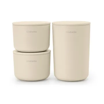 ReNew 收纳罐3件装 - 柔和米色 - Brabantia