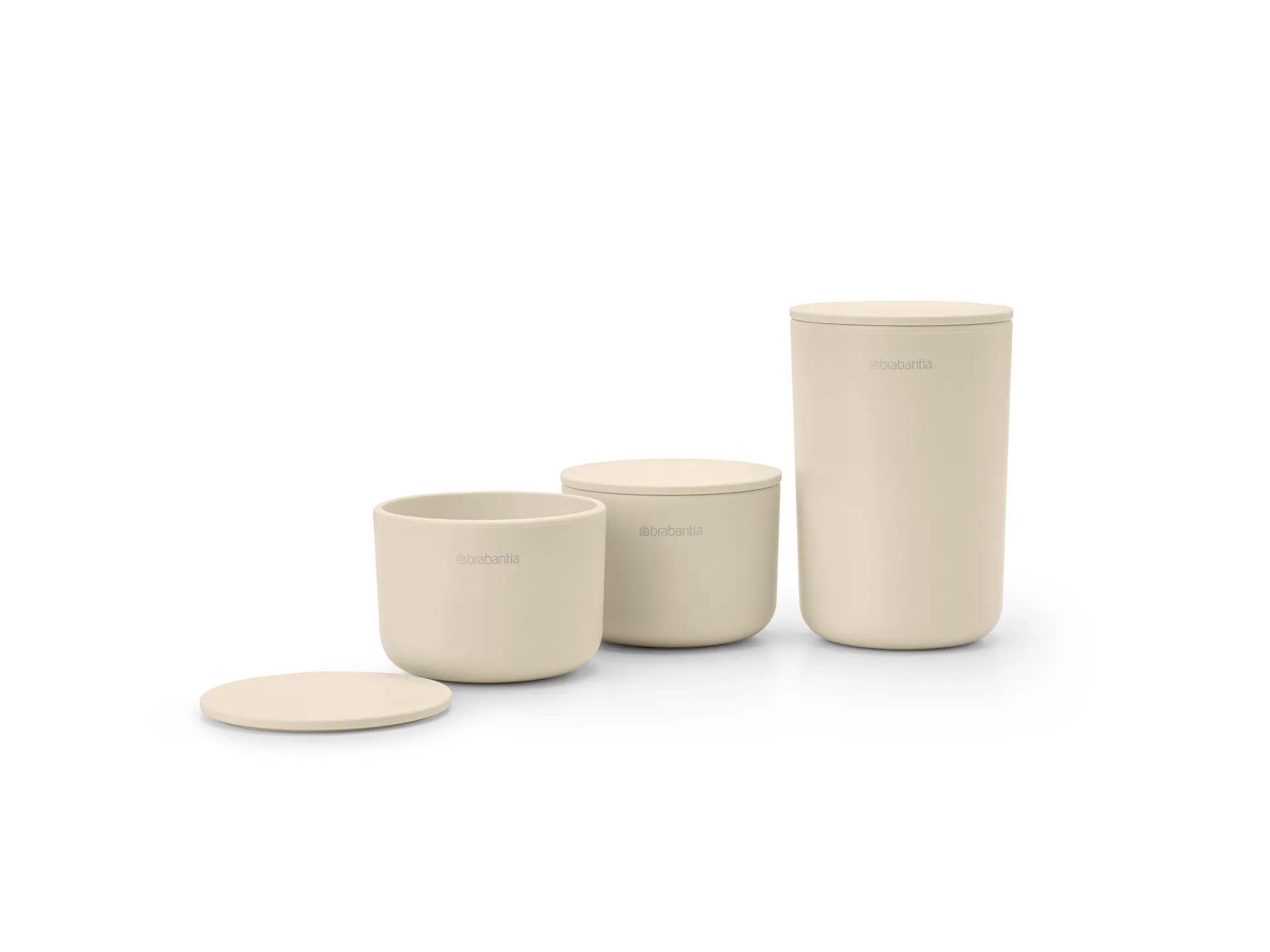 ReNew 收纳罐3件装, 柔和米色 Brabantia