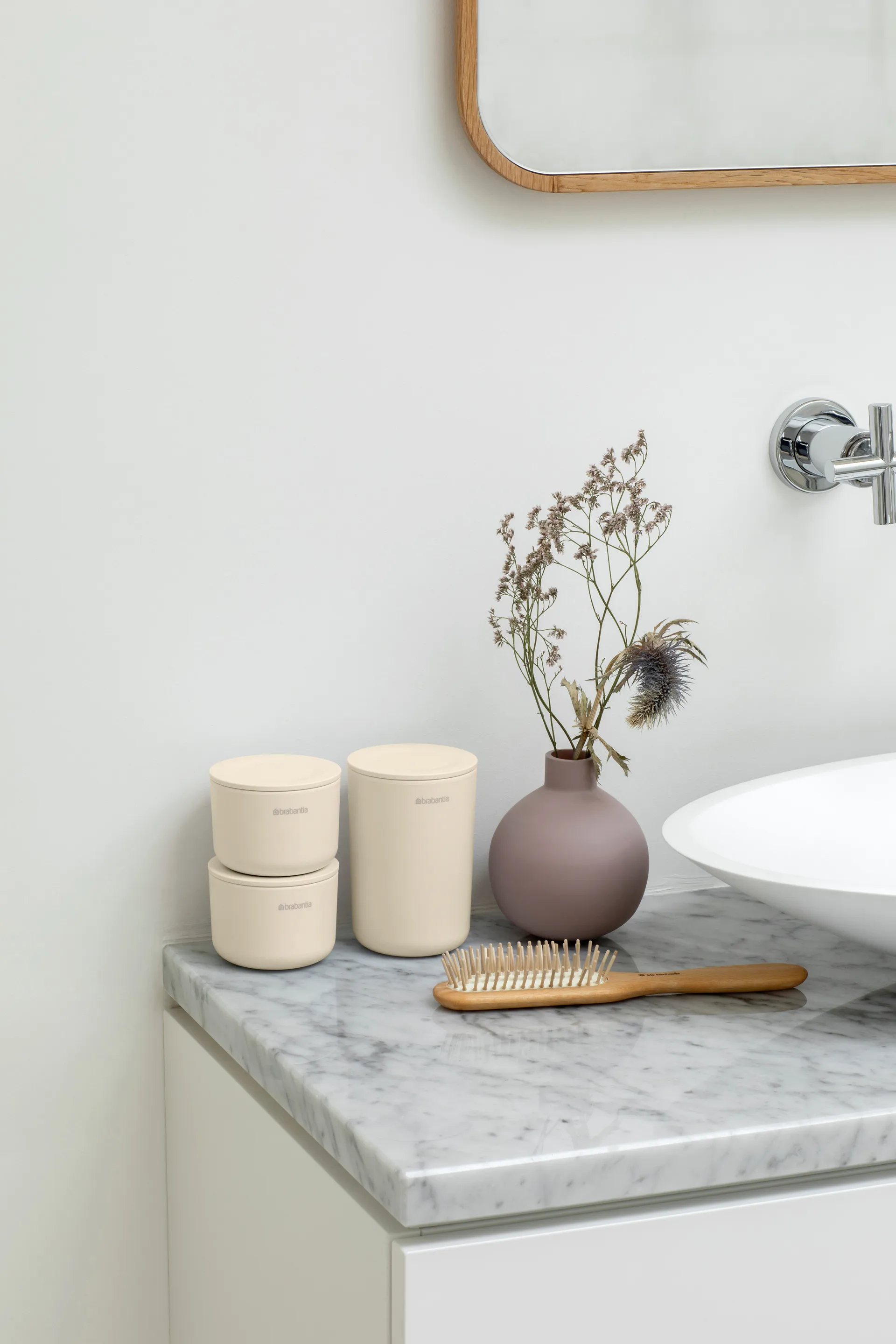 ReNew 收纳罐3件装, 柔和米色 Brabantia