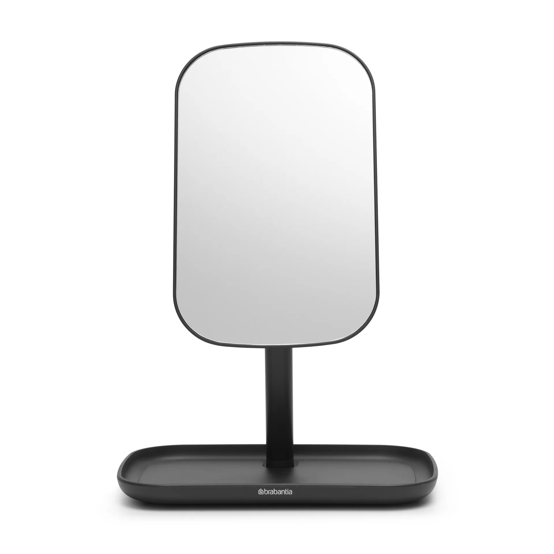 ReNew 镜子  with storage tray, dark 灰色 Brabantia