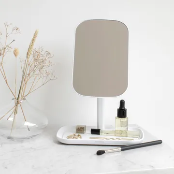 ReNew 带收纳托盘镜子 - 白色 - Brabantia