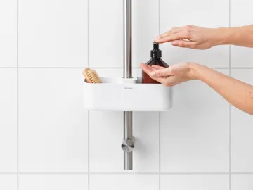 ReNew 淋浴收纳篮 - 白色 - Brabantia