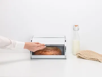 Roll Top 小号面包箱 - 白色 - Brabantia