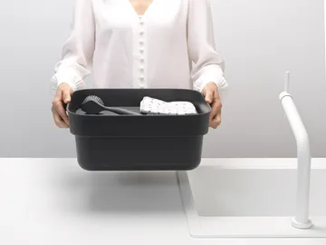 Sinkside 带沥水盘洗碗槽34x37cm - 深灰色 - Brabantia