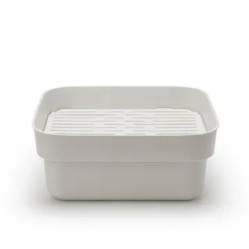 Sinkside 带沥水盘洗碗槽34x37cm - 浅灰色 - Brabantia