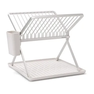 Sinkside 可折叠碗碟架37cm - 浅灰色 - Brabantia