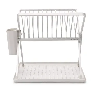 Sinkside 可折叠碗碟架37cm - 浅灰色 - Brabantia