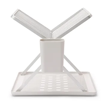 Sinkside 可折叠碗碟架37cm - 浅灰色 - Brabantia