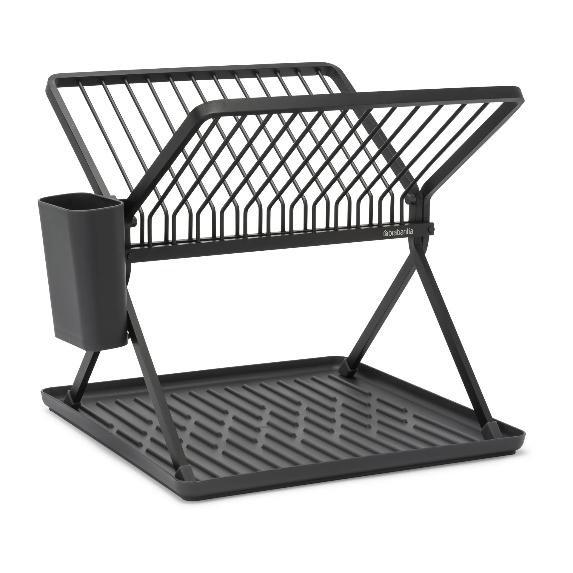 Sinkside 可折叠碗碟架37cm, 深灰色 Brabantia