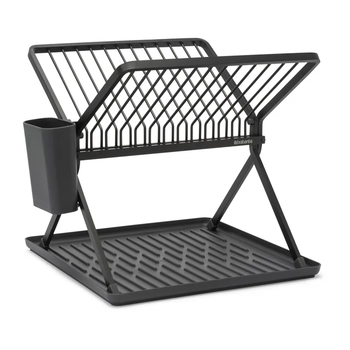 Sinkside 可折叠碗碟架37cm - 深灰色 - Brabantia