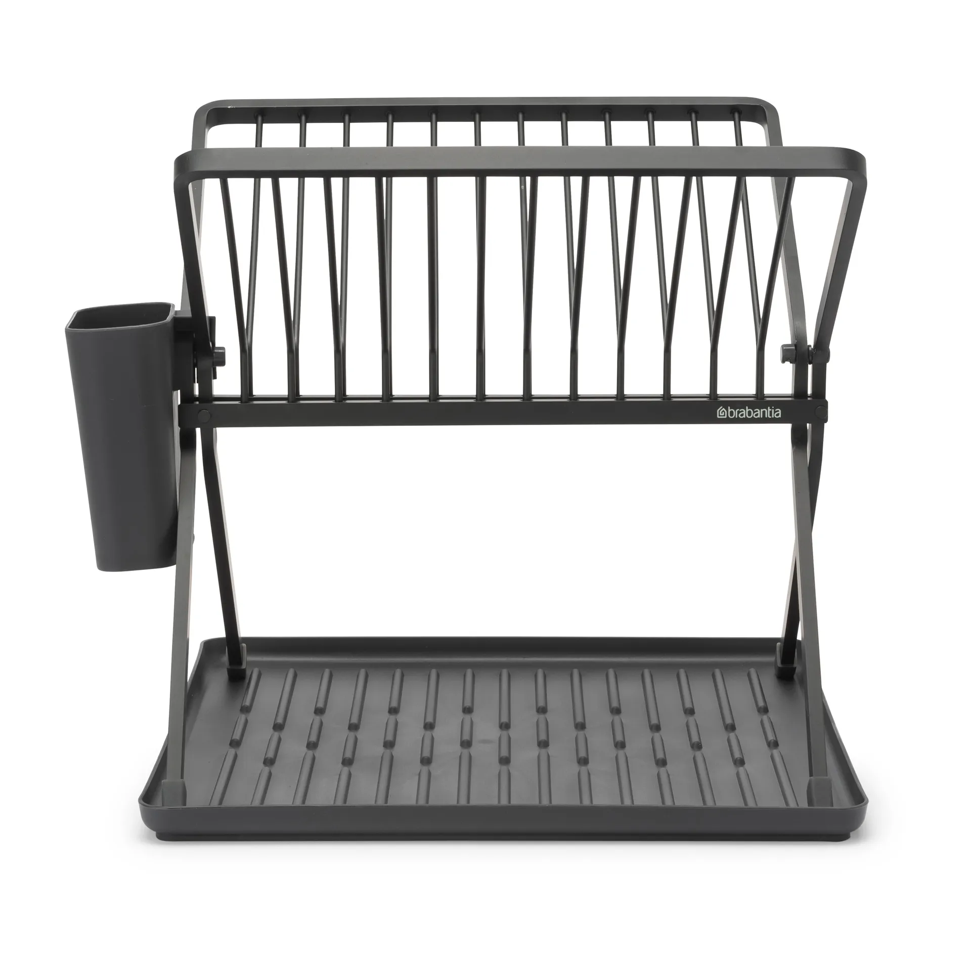 Sinkside 可折叠碗碟架37cm, 深灰色 Brabantia