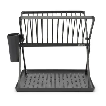 Sinkside 可折叠碗碟架37cm - 深灰色 - Brabantia